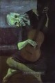 Der alte Gitarrist 1903 kubist Pablo Picasso